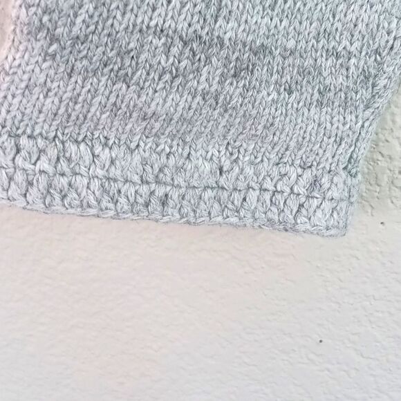 Covington Women's Gray angora Knit blend Cardigan Notched Lapel sz M cottagecore - Picture 11 of 14